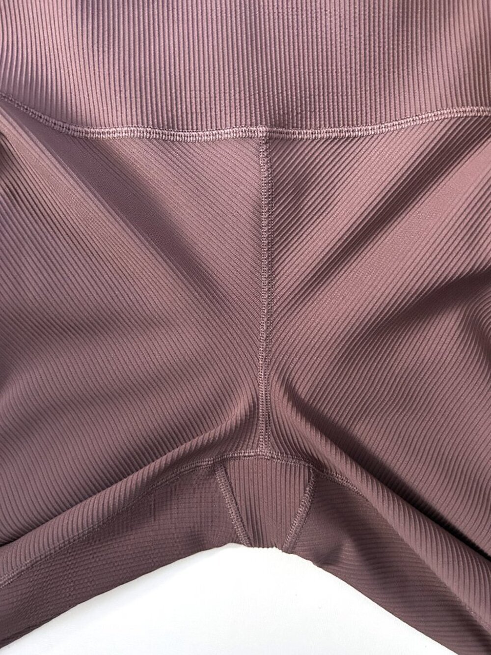 Athleta Salutation Stash Rib Mix Leggings Women’s Large Smoky Rose Workout Yoga - Picture 8 of 9